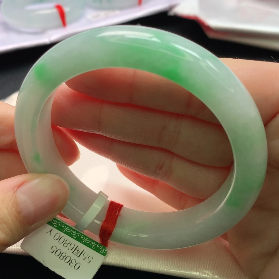 翡翠手镯未镶嵌5455圈