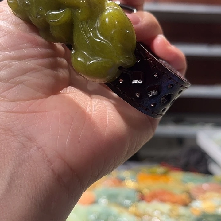 岫玉未镶嵌毛衣链