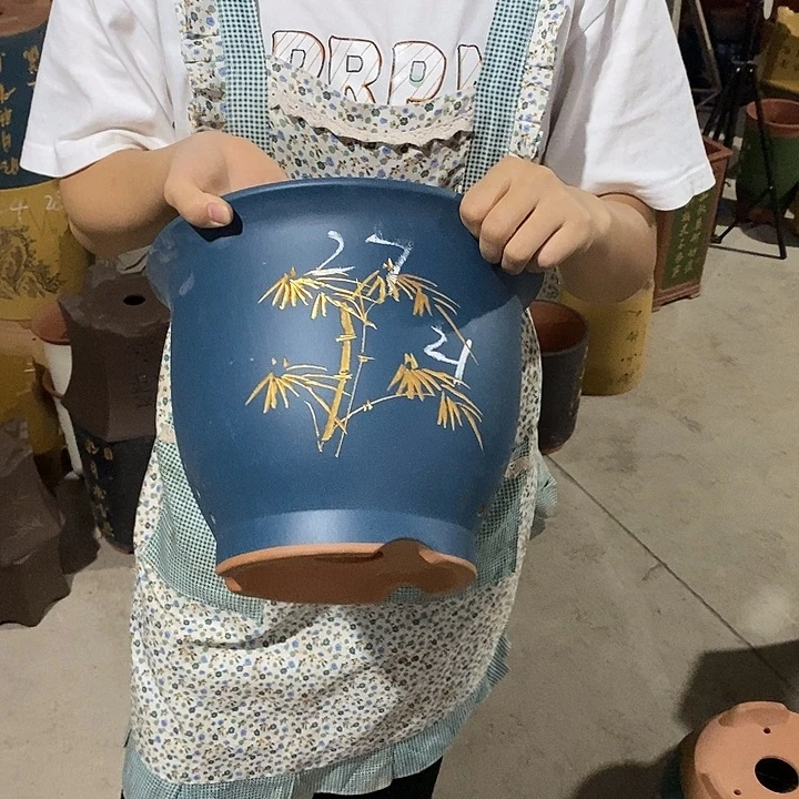 紫砂花盆紫砂花盆