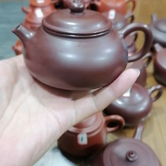 紫砂茶宠紫砂壶寒江壶