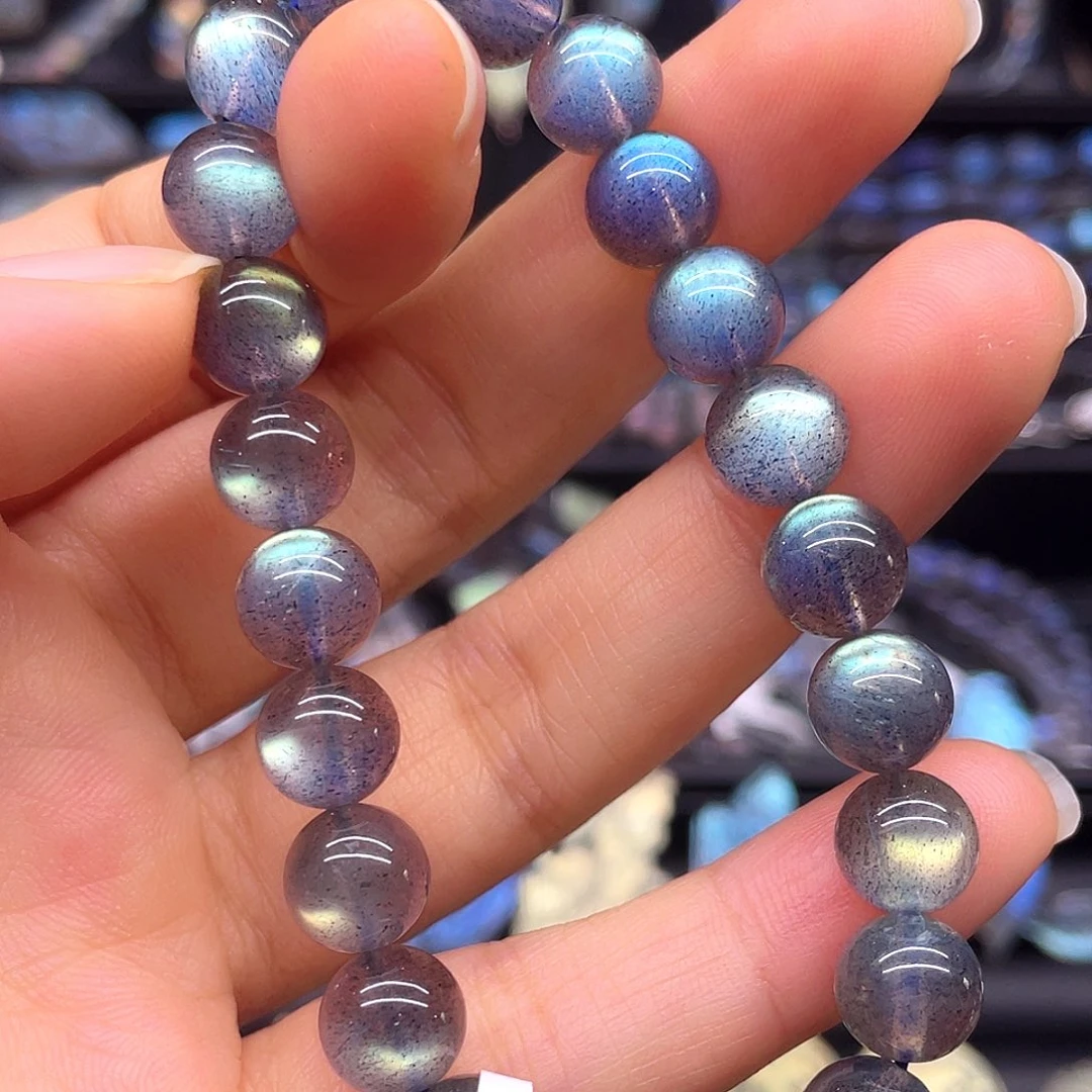 未镶嵌长石手串8.5左右