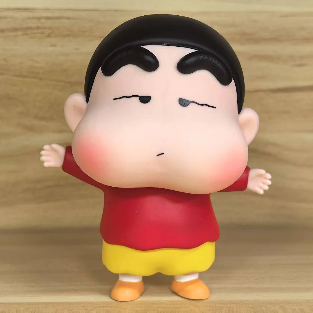 蜡笔小新野原新之助肉嘟嘟可爱呆萌张臂小新治愈车载摆件公仔