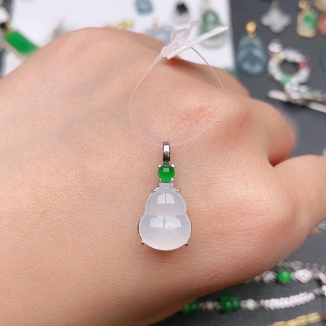 翡翠银S925镶嵌戒指