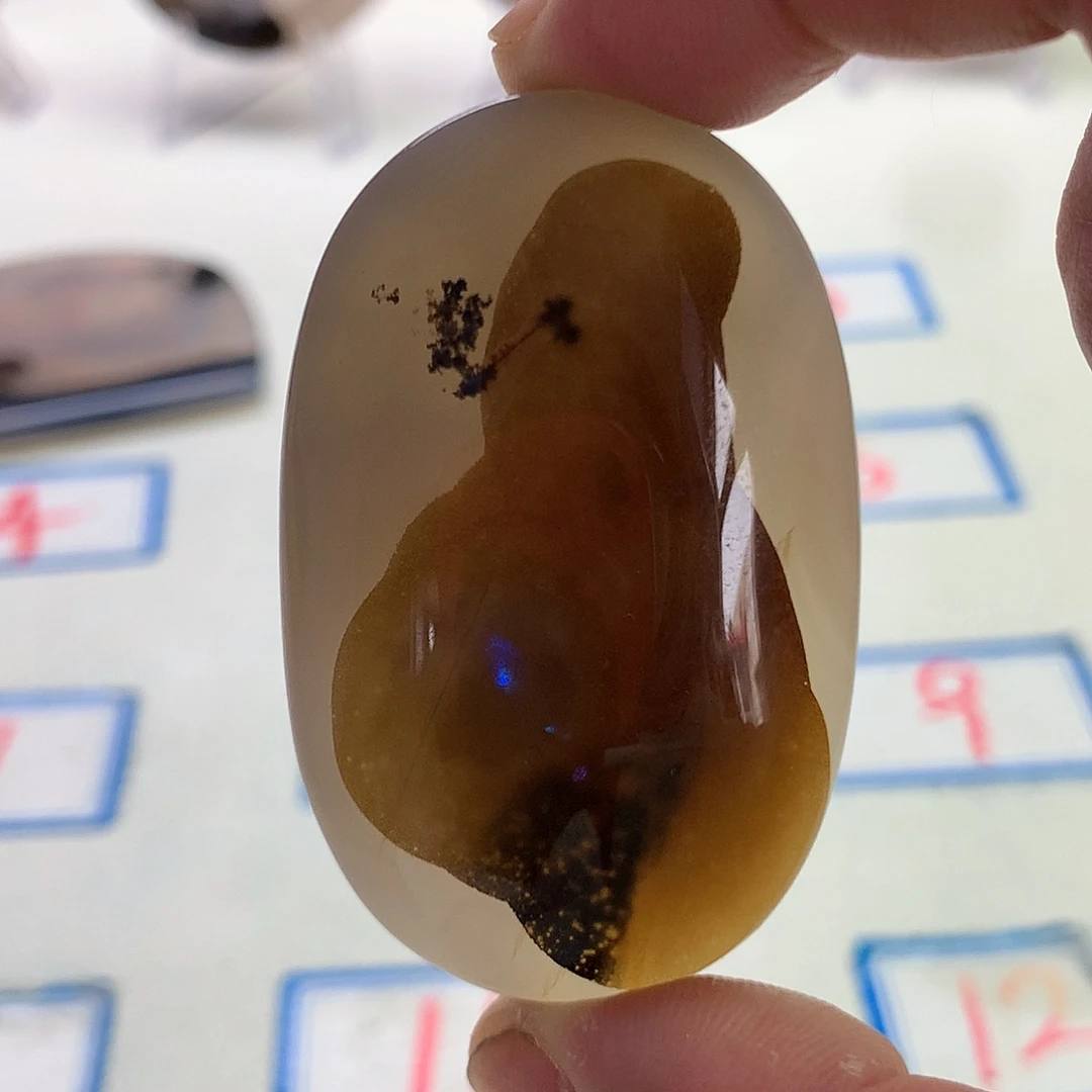 未镶嵌玛瑙/玉髓珠宝半成品