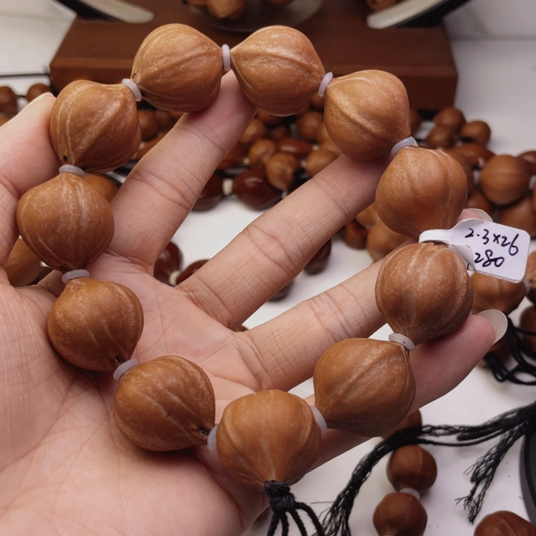 橄榄核手串/手链23*26尺寸百年铁核蒜头核精品