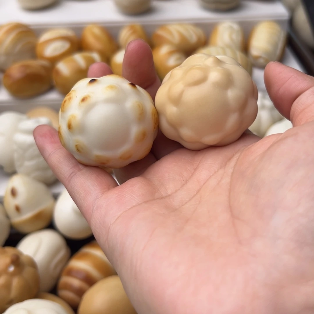 菩提根/象牙果把件定制羊球一对补邮费