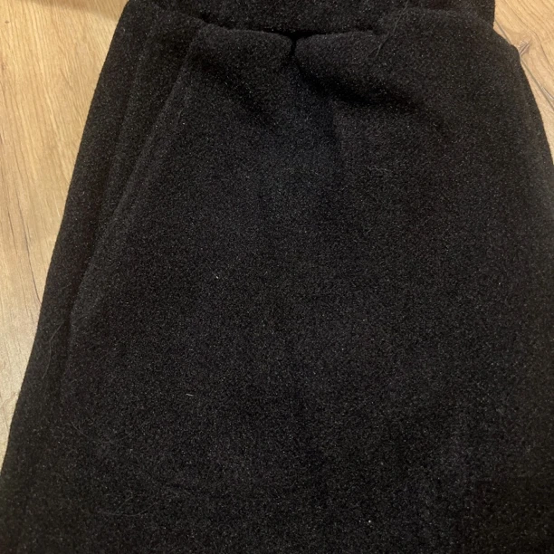 H松紧腰针织羊毛裤子