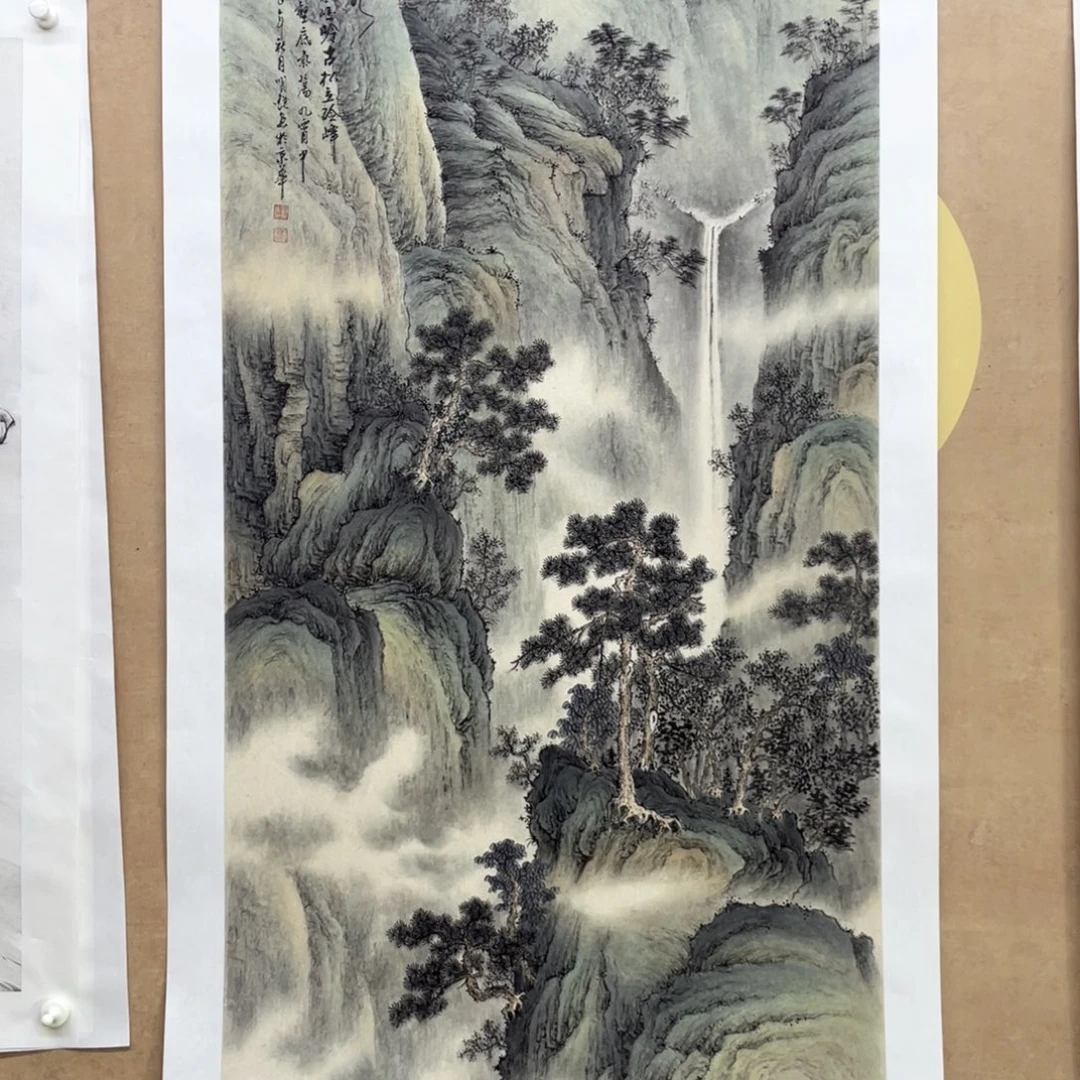 国画手绘国画，精品山水