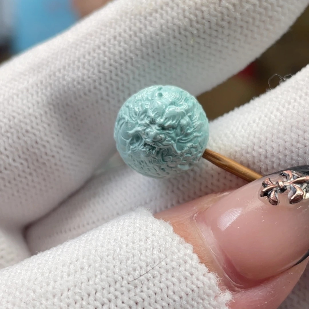 绿松石未镶嵌挂件