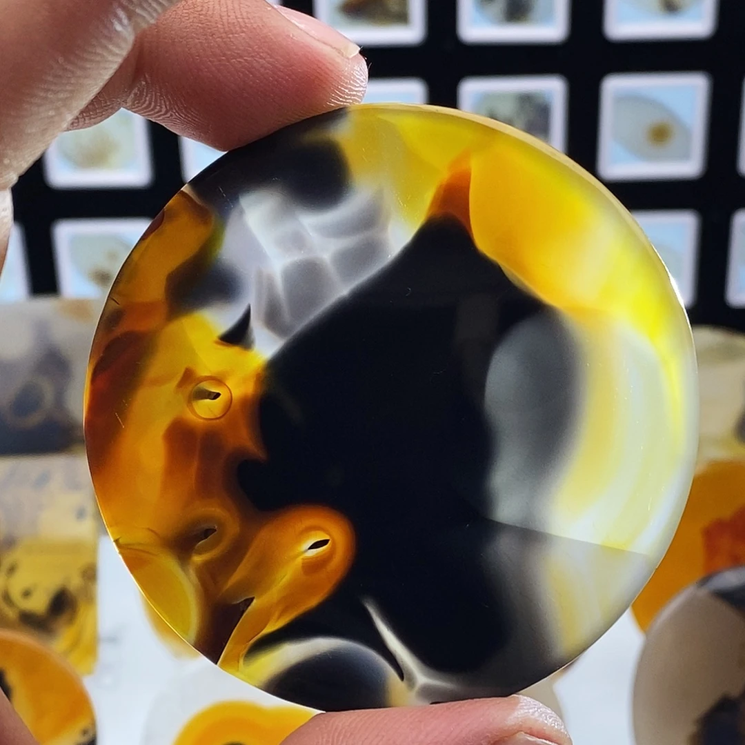 玛瑙/玉髓未镶嵌吊坠(不含链)46