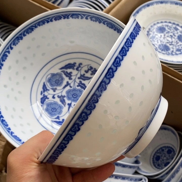 碗景德镇高温细白瓷餐具