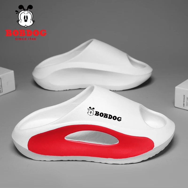 巴布豆男童拖鞋居家软底2025夏季新款防水防滑儿童沙滩鞋男孩凉拖