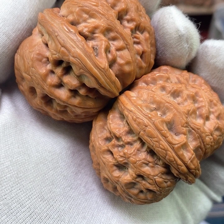 文玩核桃吊坠48全品货头山地红皮一比一大元宝