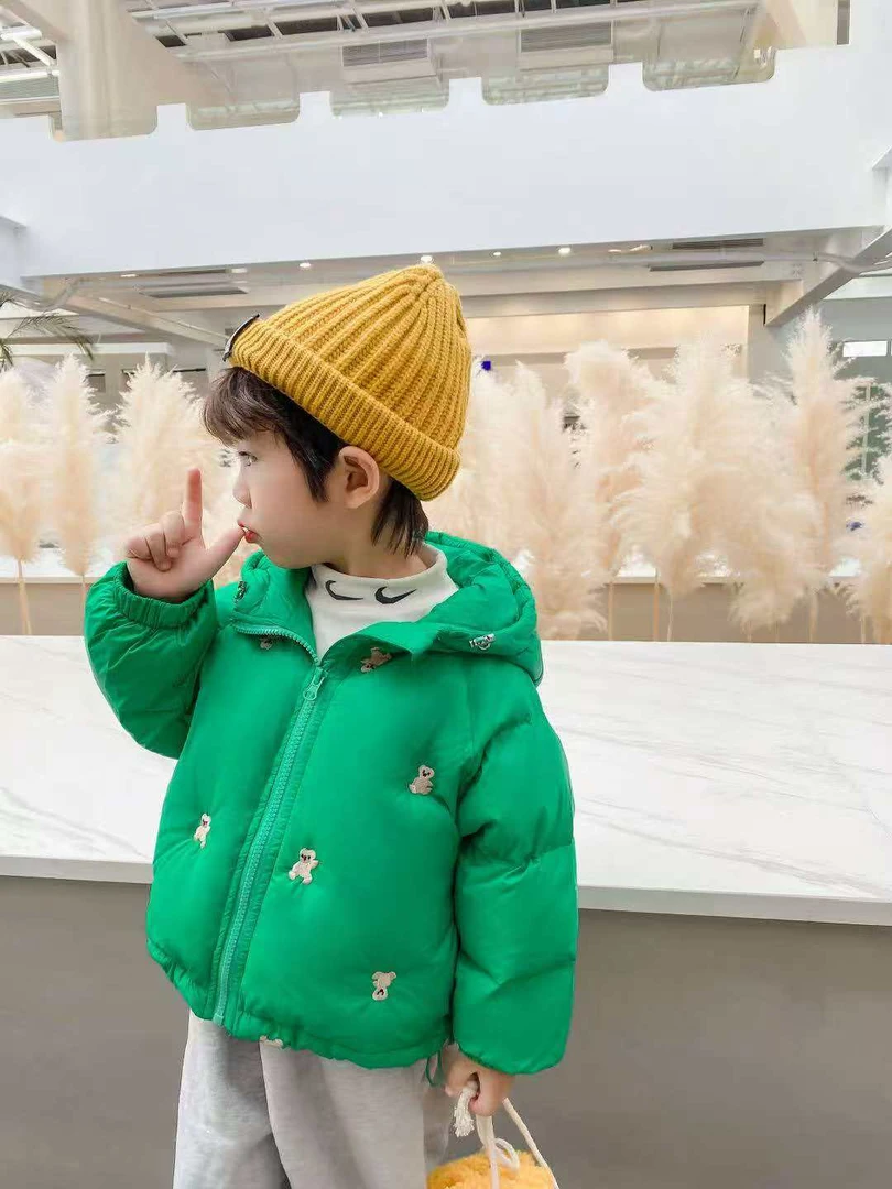 【工厂直销】爆款男女童韩板白鸭绒羽绒服儿童外套冬季保暖16169