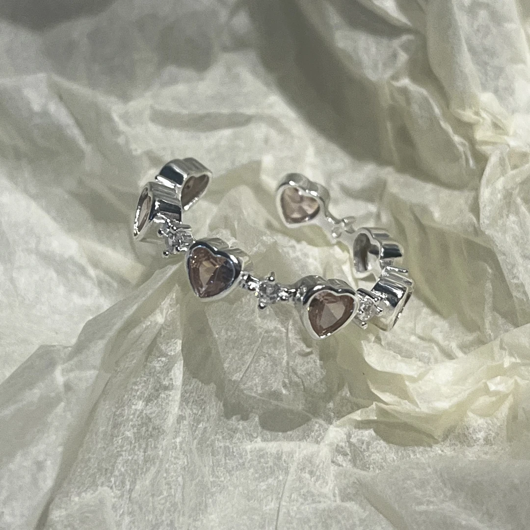 925银银制品 心之永动戒指