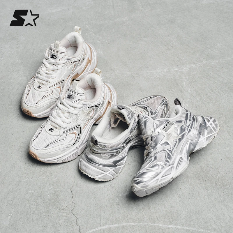 STARTER厚底复古跑鞋男女同款时尚休闲百搭休闲鞋 SF53RN001H