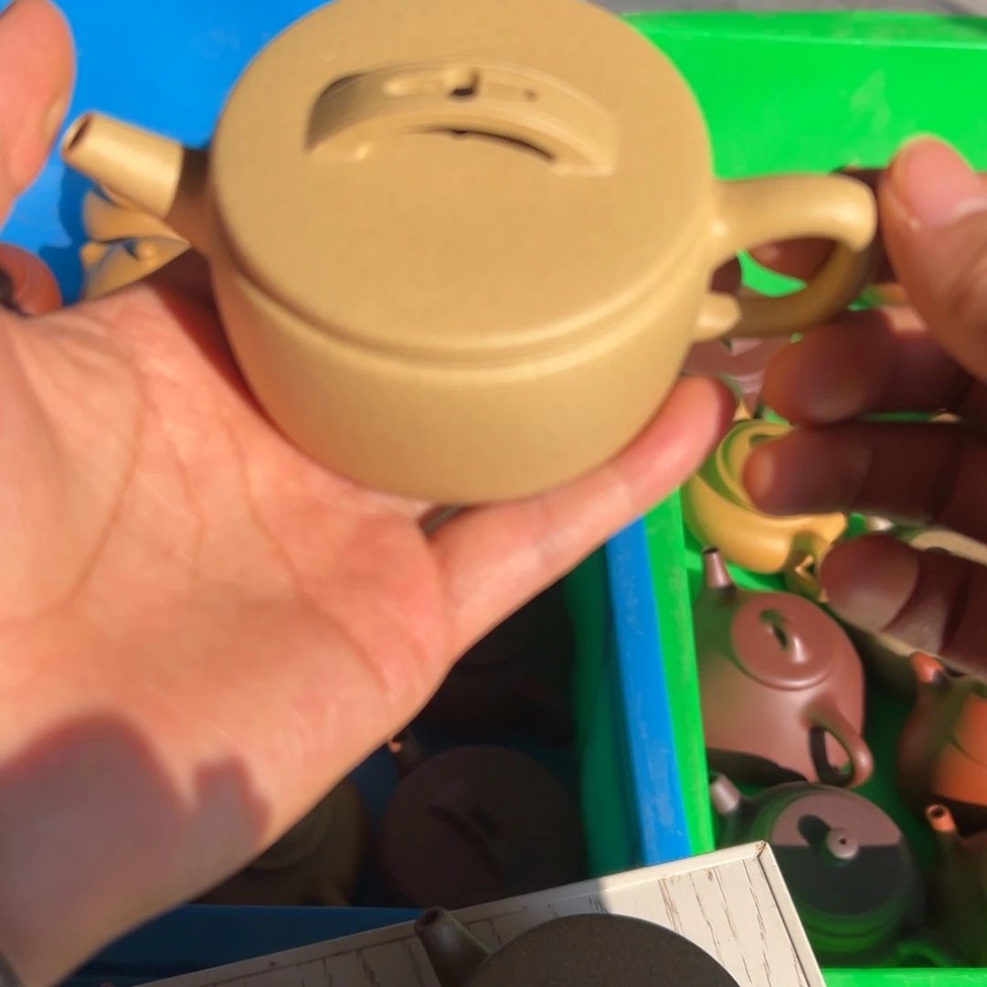 才***8紫砂茶壶汉瓦微瑕120ccc