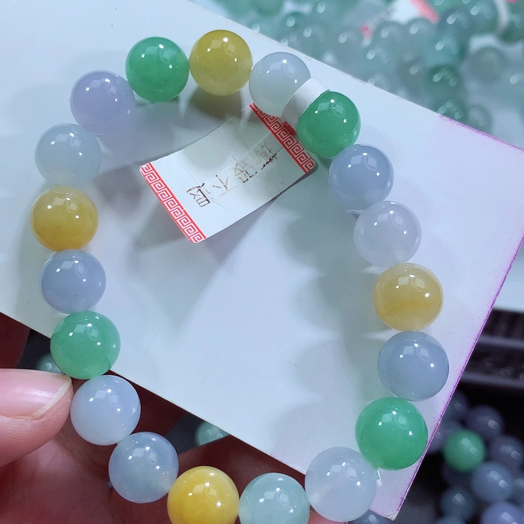 翡翠手链未镶嵌卡10