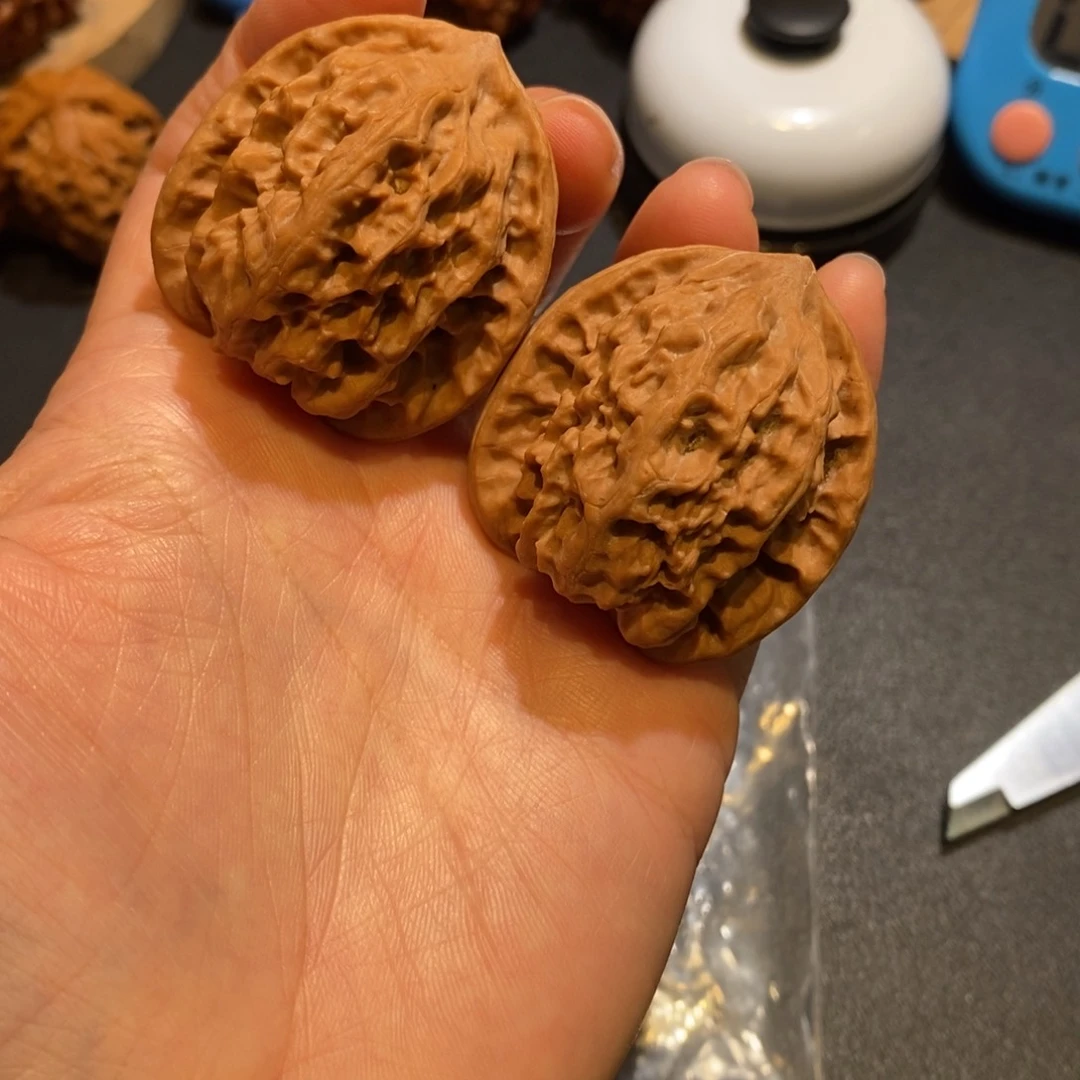 把件文玩核桃2***！34号全品37尺野狼