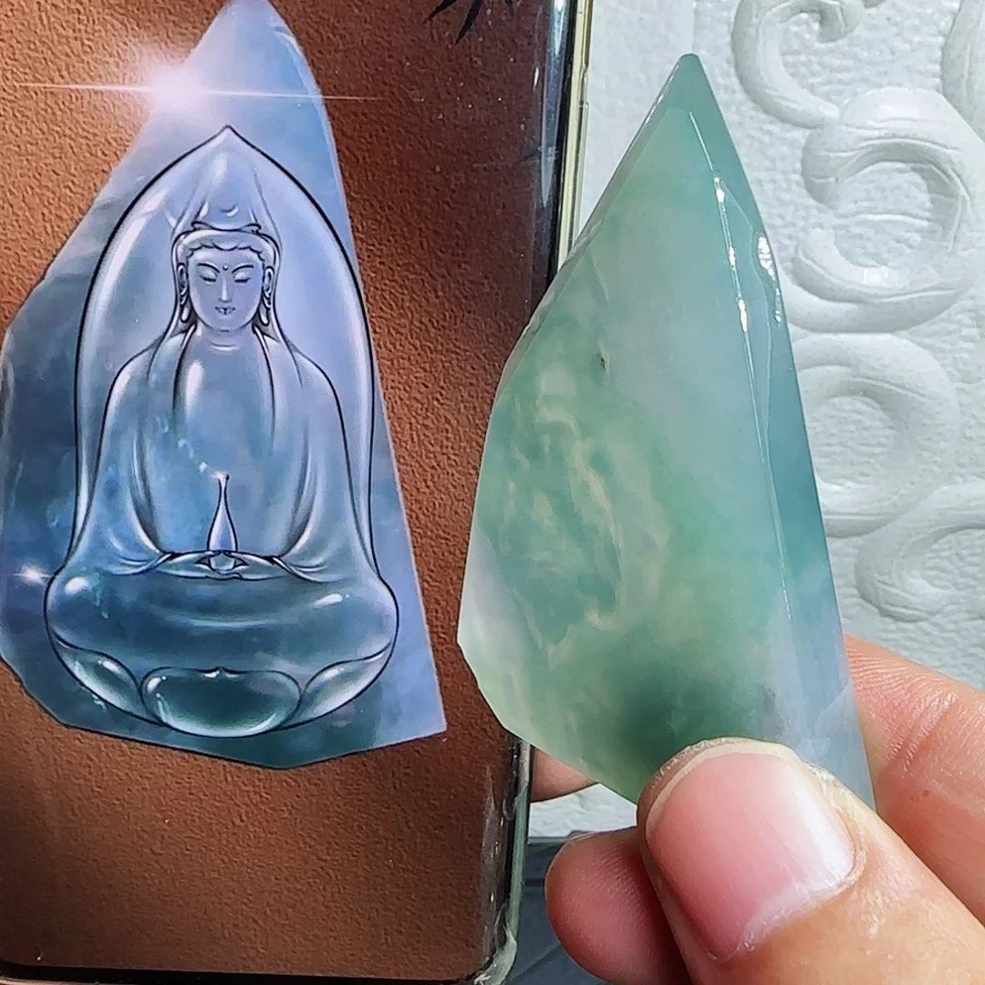 未镶嵌定制翡翠缅甸天然A货翡翠含老师工艺