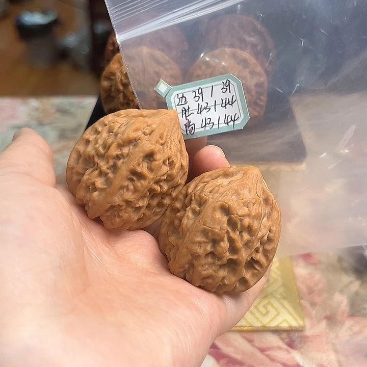 文玩核桃把件鸡心有修