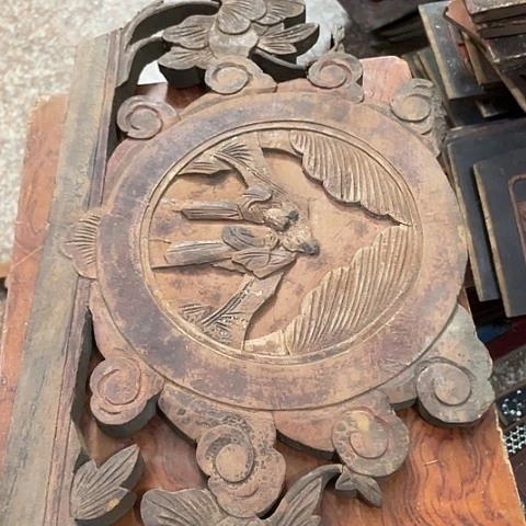 香榧木邱**品一个孤品木雕30