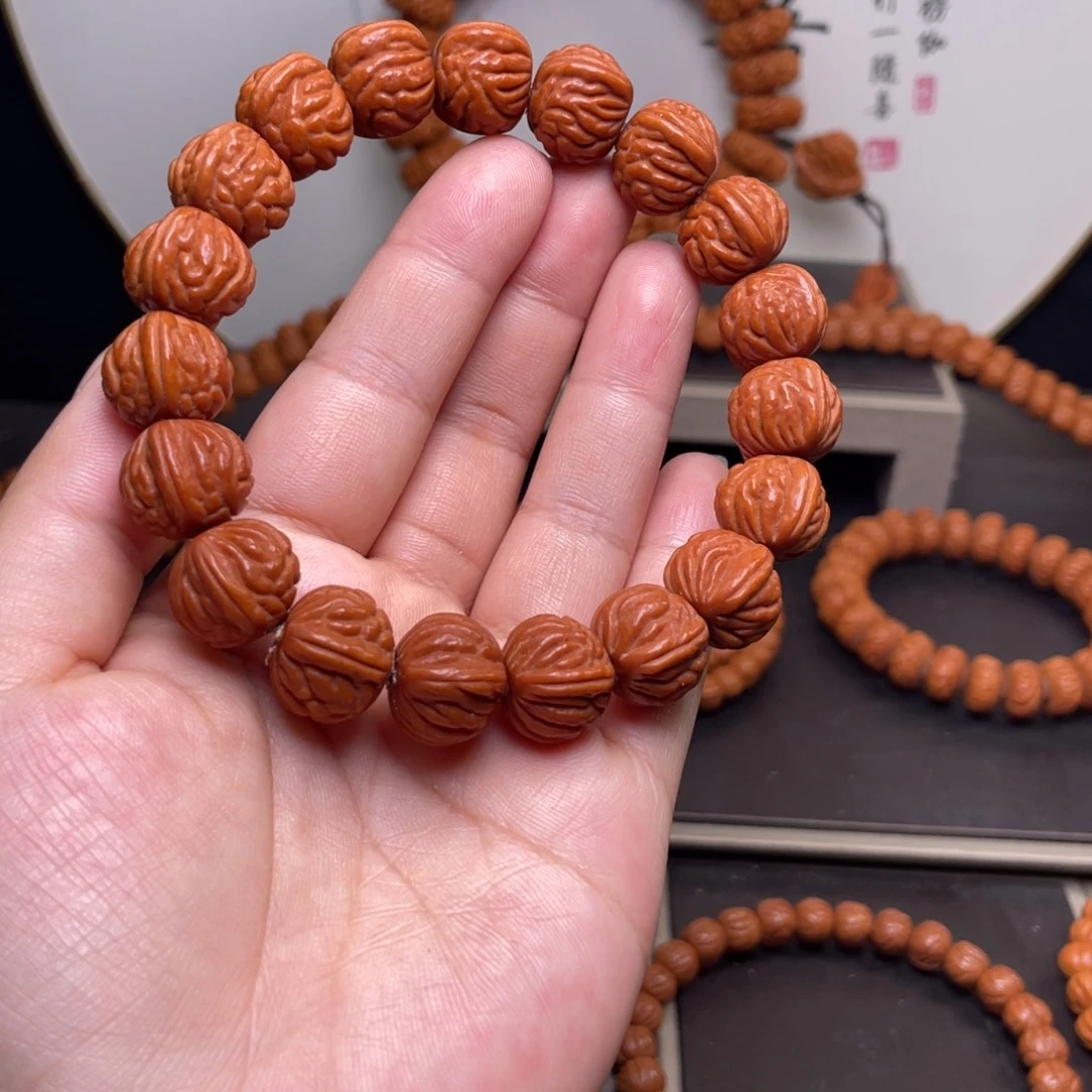 翱***翔吊坠桃核龙纹桃核红魔