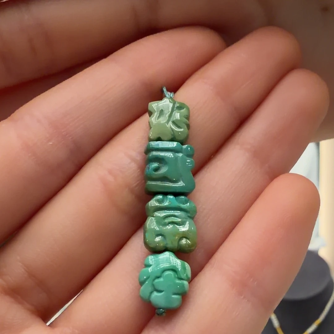 微***记绿松石未镶嵌颈饰