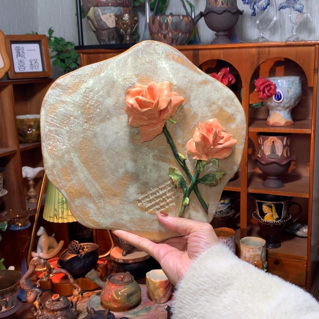 陶｜奶呼呼的橘色玫瑰