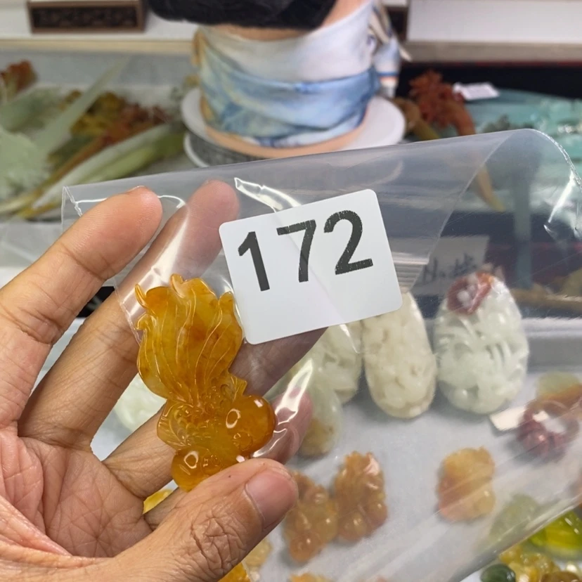 【闪购商品】岫玉发饰未镶嵌星***?