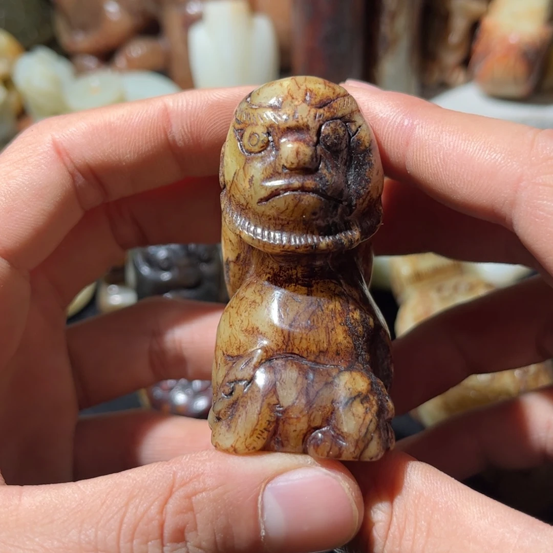 和田玉未镶嵌挂件