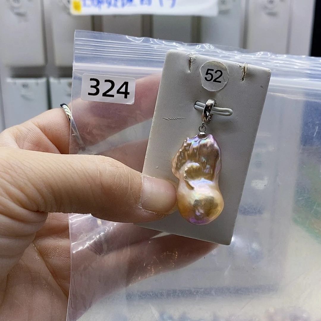 颈饰合金淡水珍珠