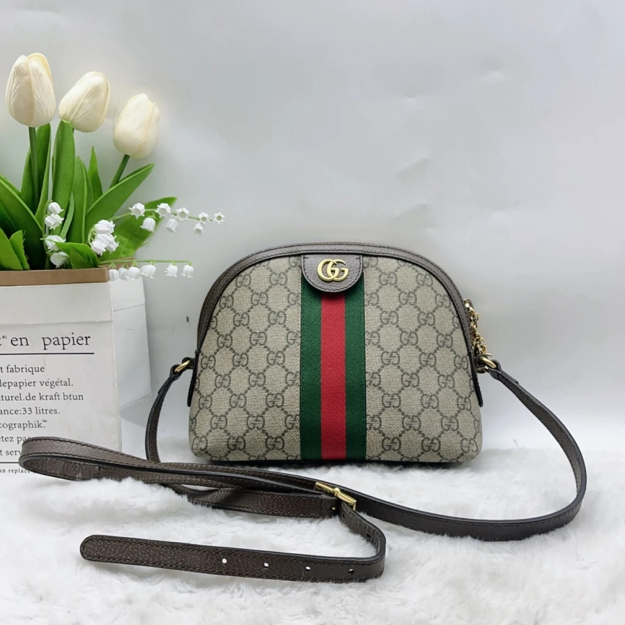 95新 GUCCI/古驰 老花贝壳包 1155 3119