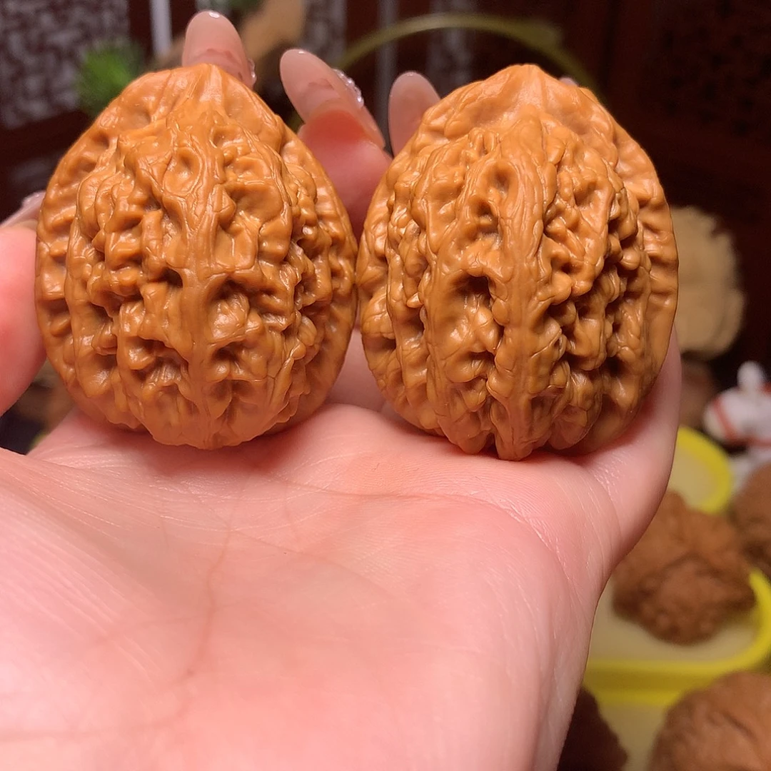 吊坠文玩核桃全品原装红锦鲤