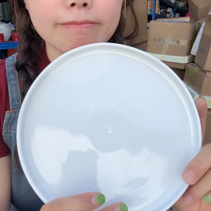 外贸尾单高温陶瓷微瑕小白牛