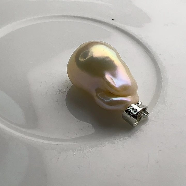 ****y吊坠(赠链)银S925镶嵌淡水珍珠