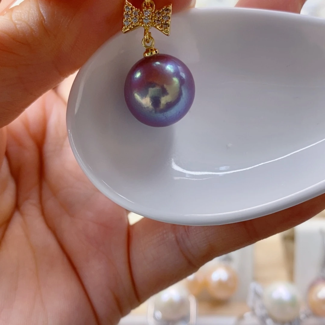 淡水珍珠吊坠(赠链)合金