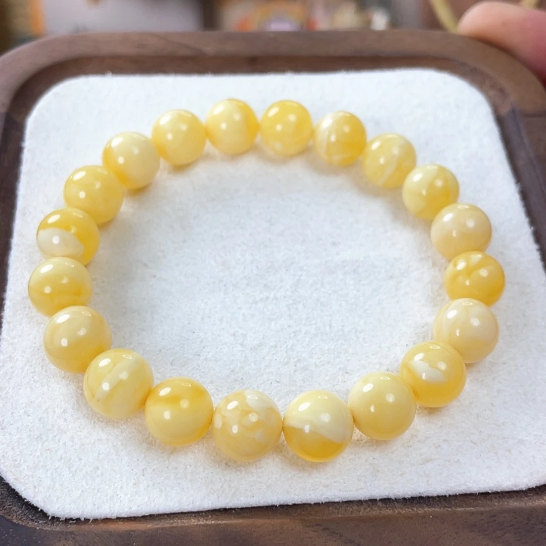 【闪购商品】蜜蜡手串未镶嵌喵****）天然