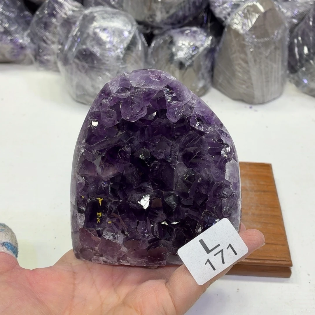 未镶嵌水晶摆件天然紫水晶