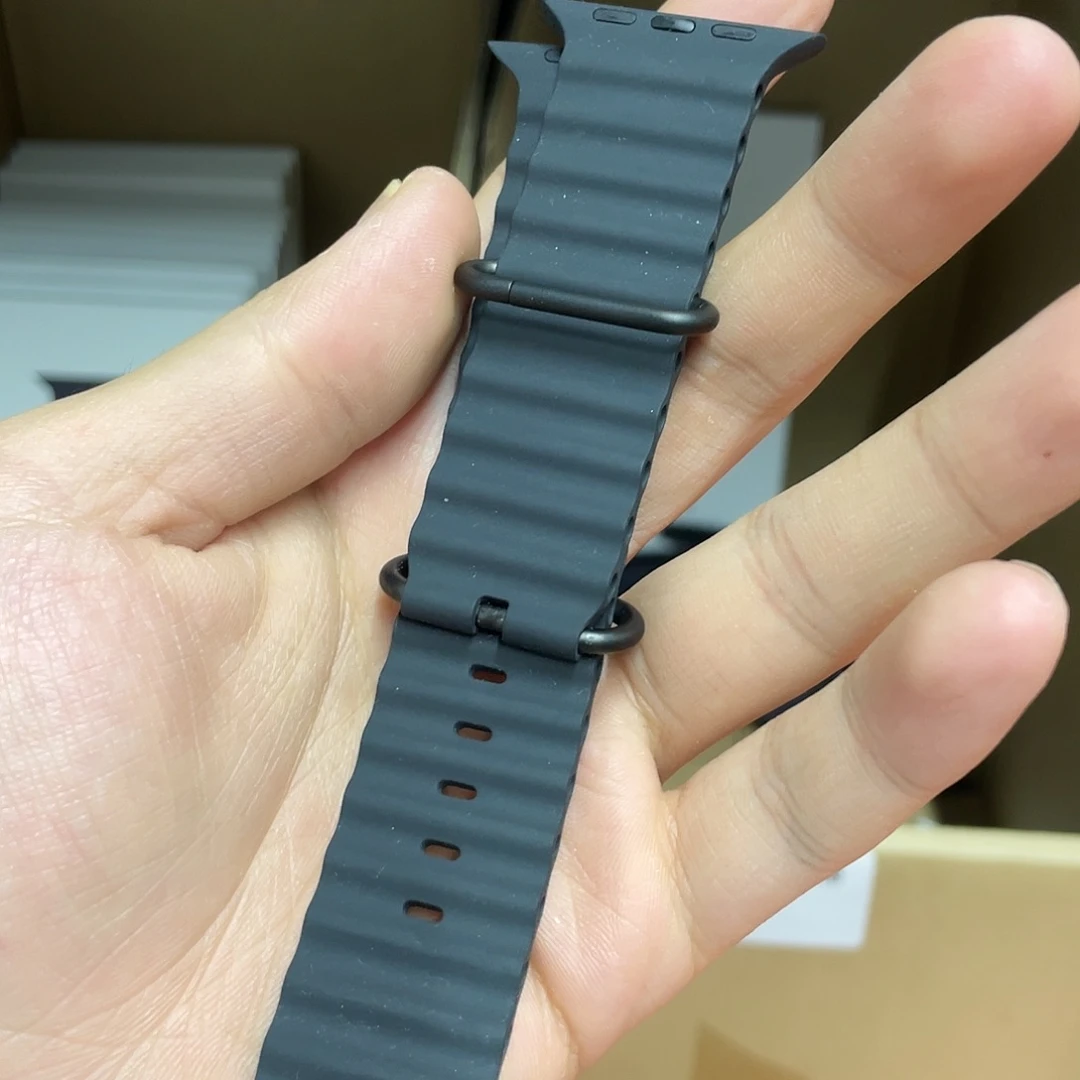 95新原装黑色黑扣海洋表带