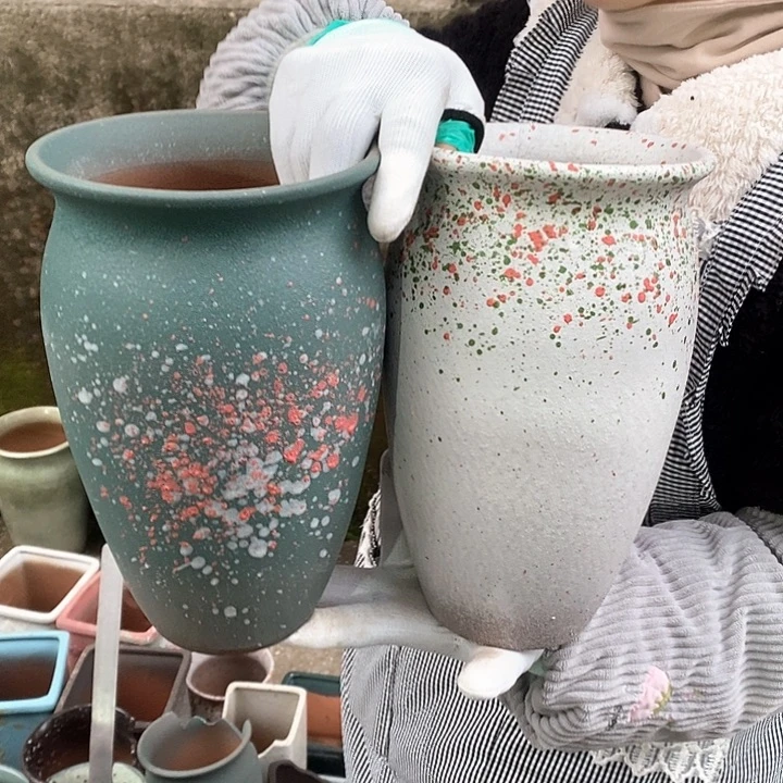 紫砂花盆正品口15高25