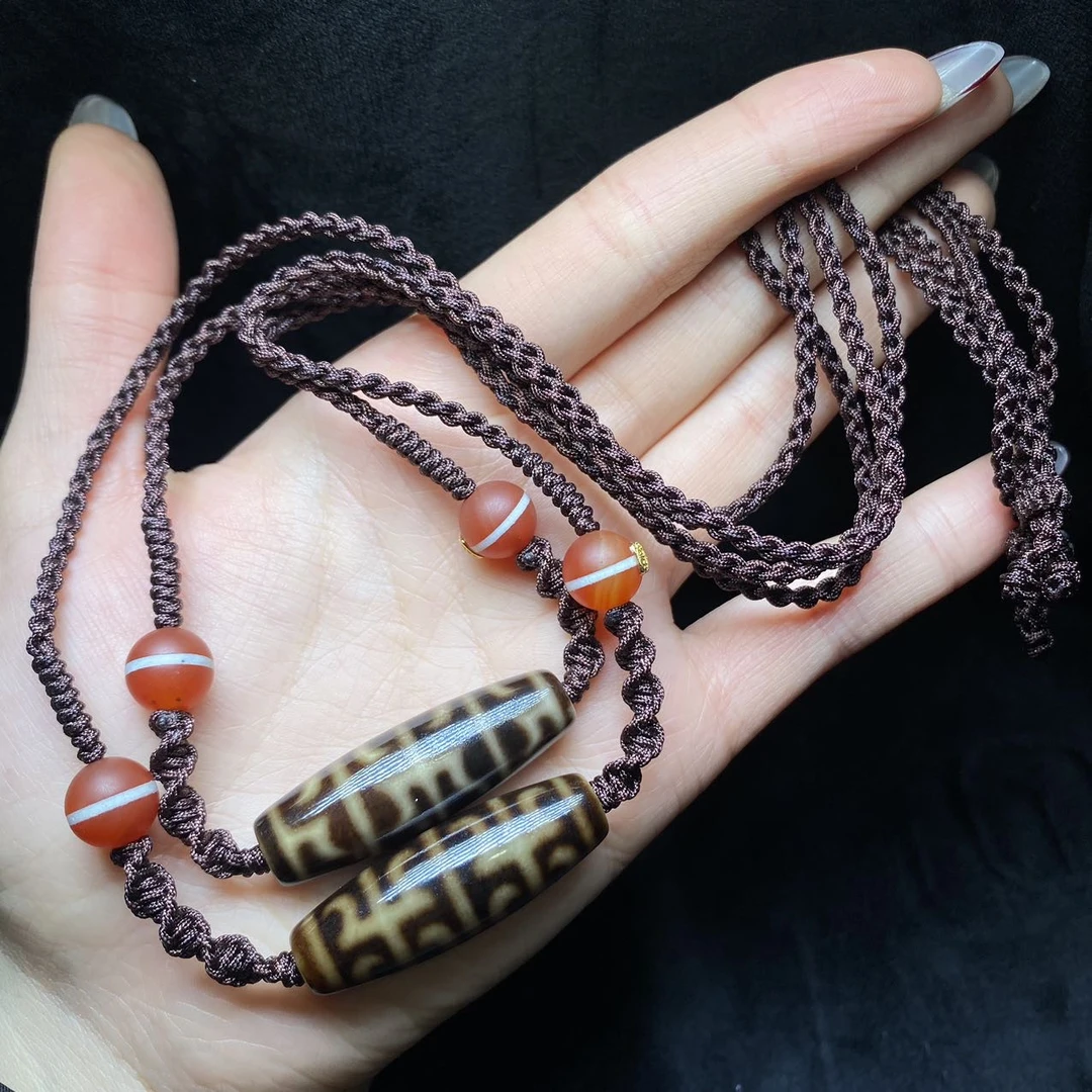 【天赐精选】 TC37643-玛瑙DIY脖挂（无界）-多样性发其一-38*13mm