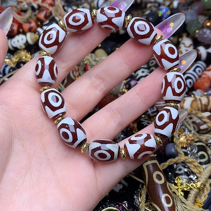 玛瑙/玉髓未镶嵌发一条