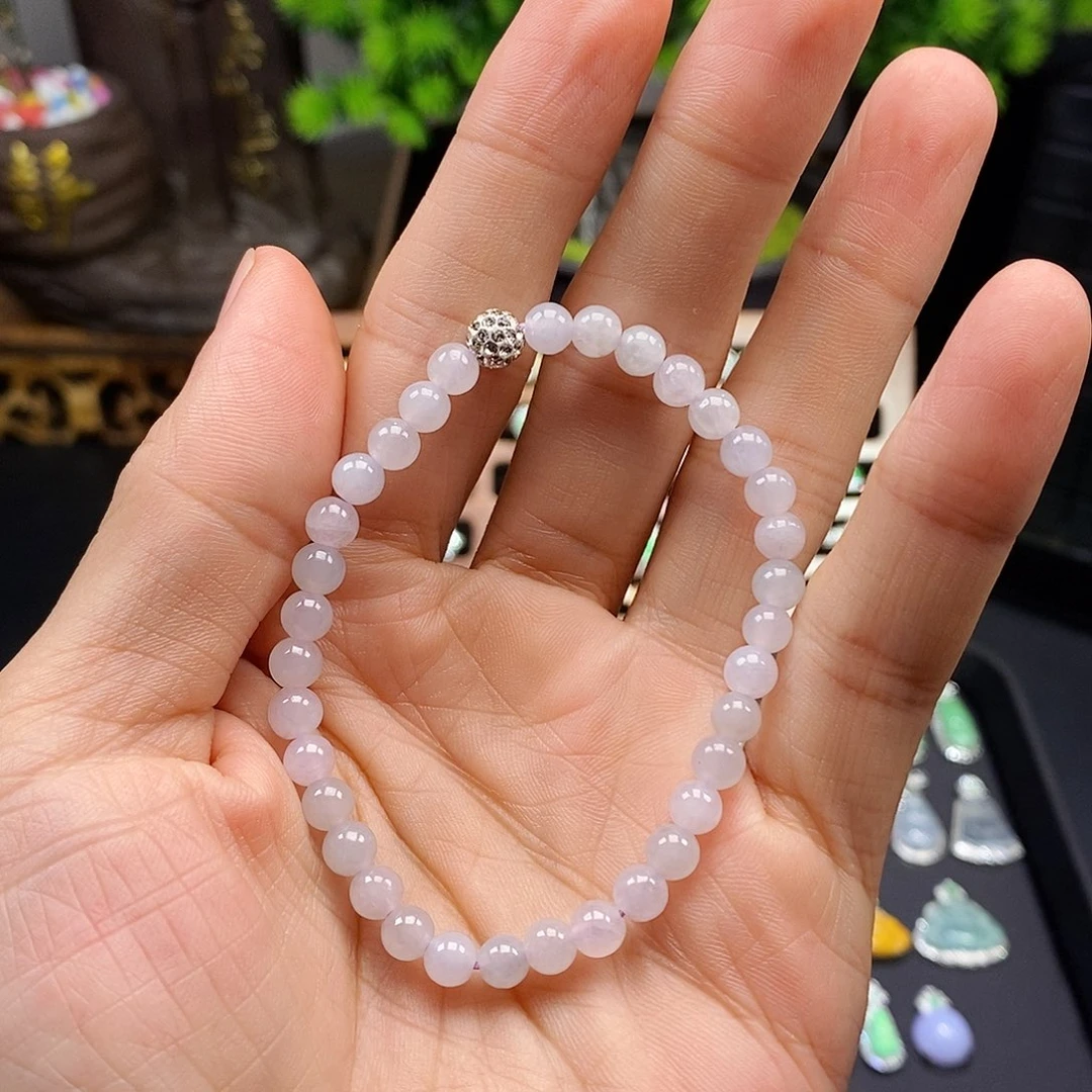 翡翠未镶嵌手链珠串