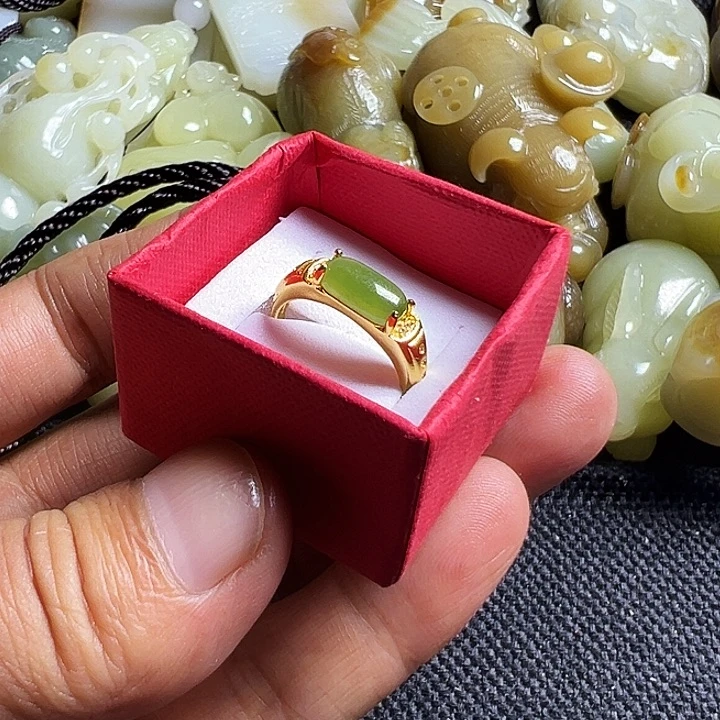 和田玉未镶嵌吊坠(不含链)
