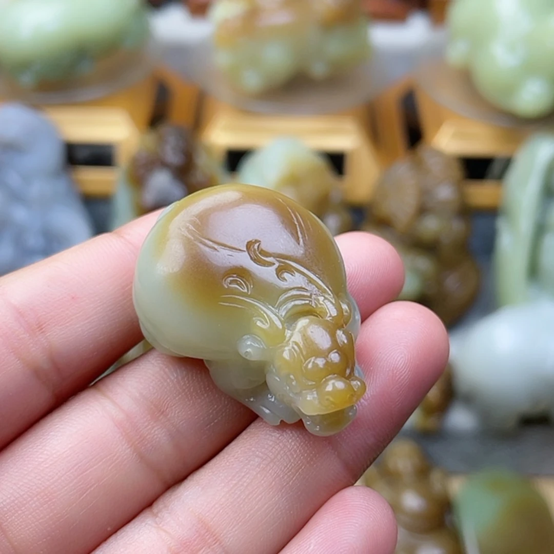 【闪购商品】未镶嵌和田玉挂件浪*哥