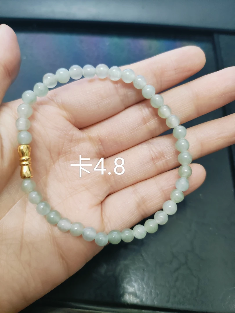 天然缅甸A货翡翠手串