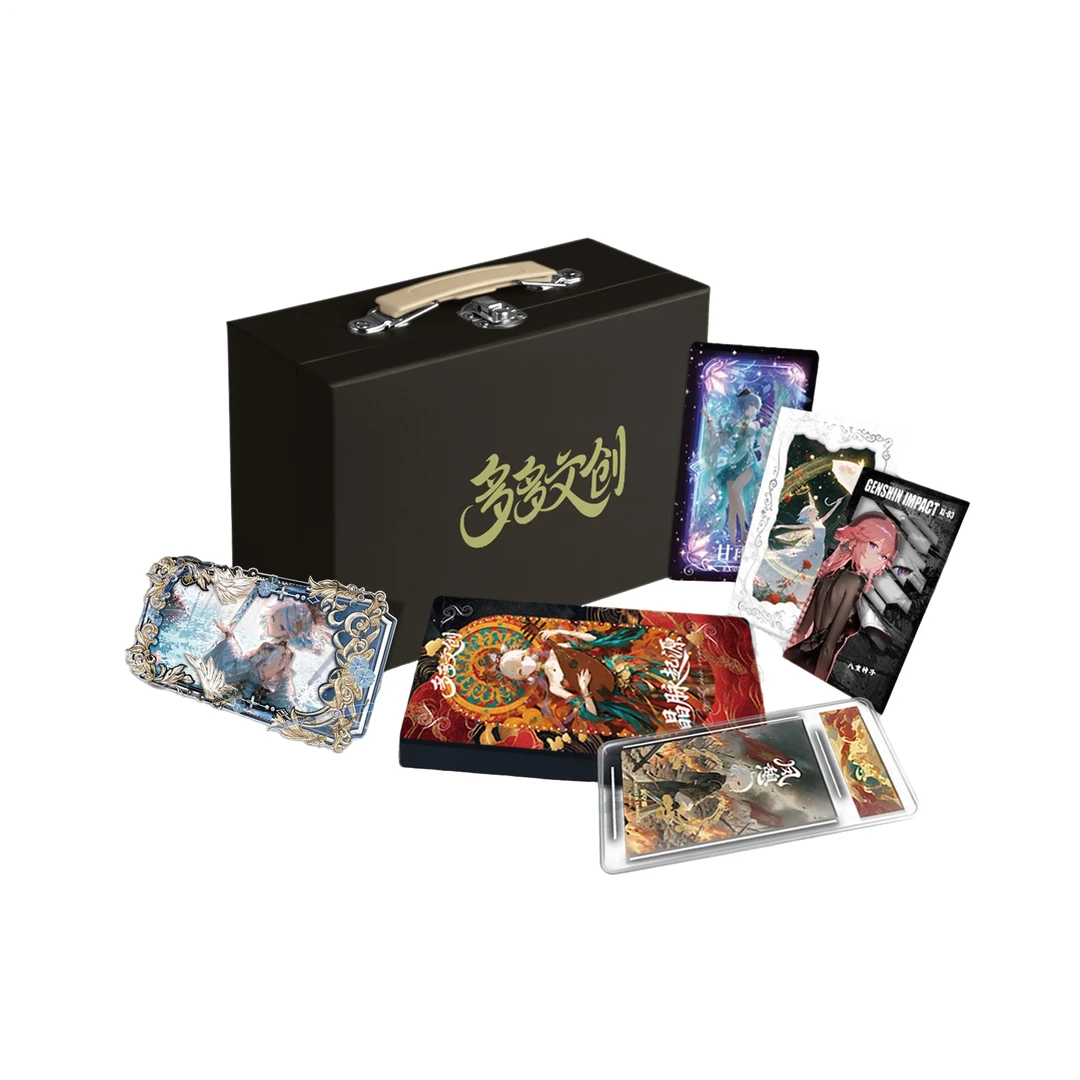 鱼仔【平拆/叠叠】多多文创 原神水晶票根收藏产品（主播代拆）