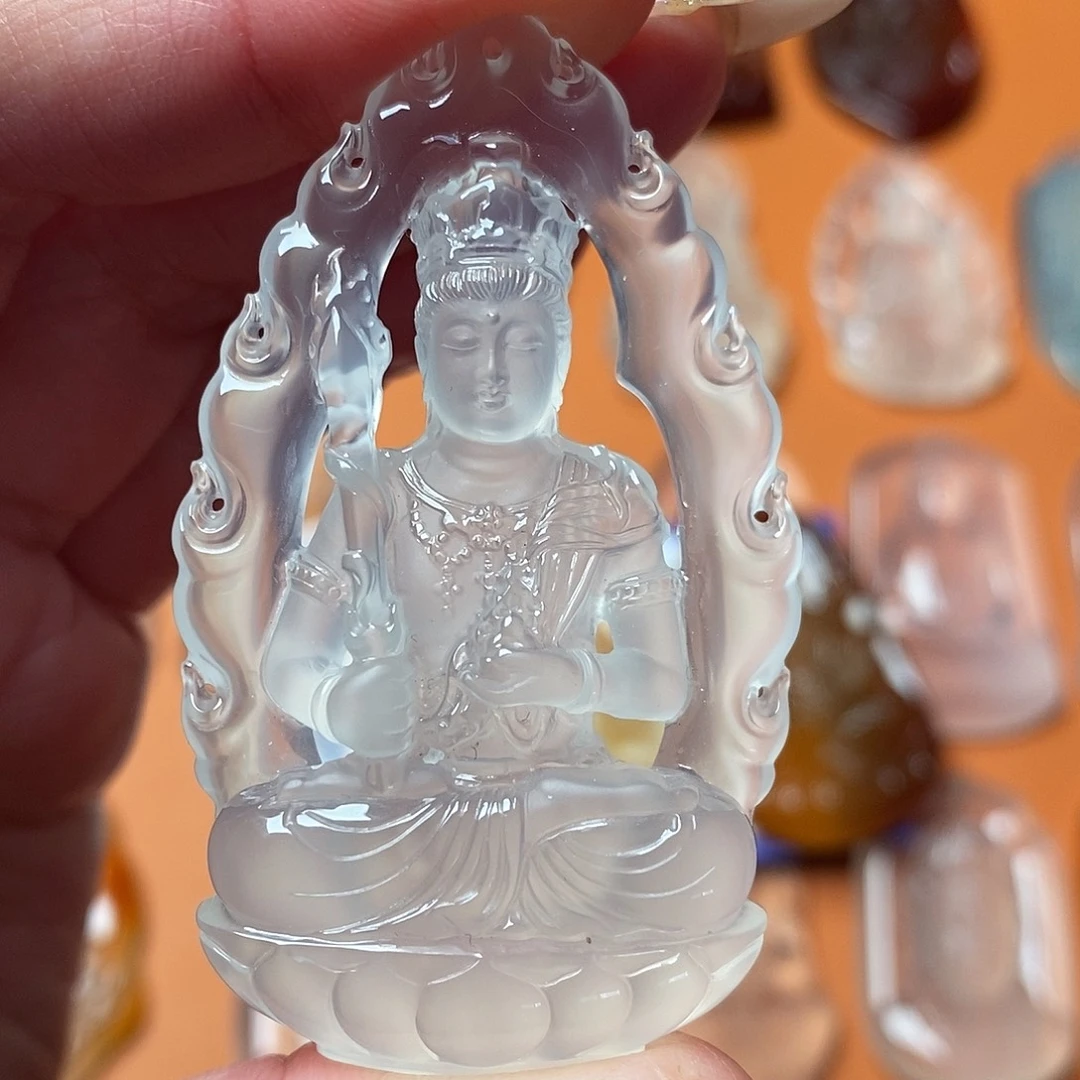 ༊***༺玛瑙/玉髓未镶嵌颈饰