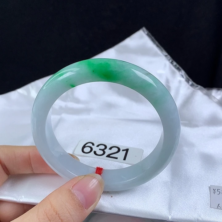 翡翠未镶嵌手镯54圈